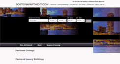 Desktop Screenshot of bostonapartment.com